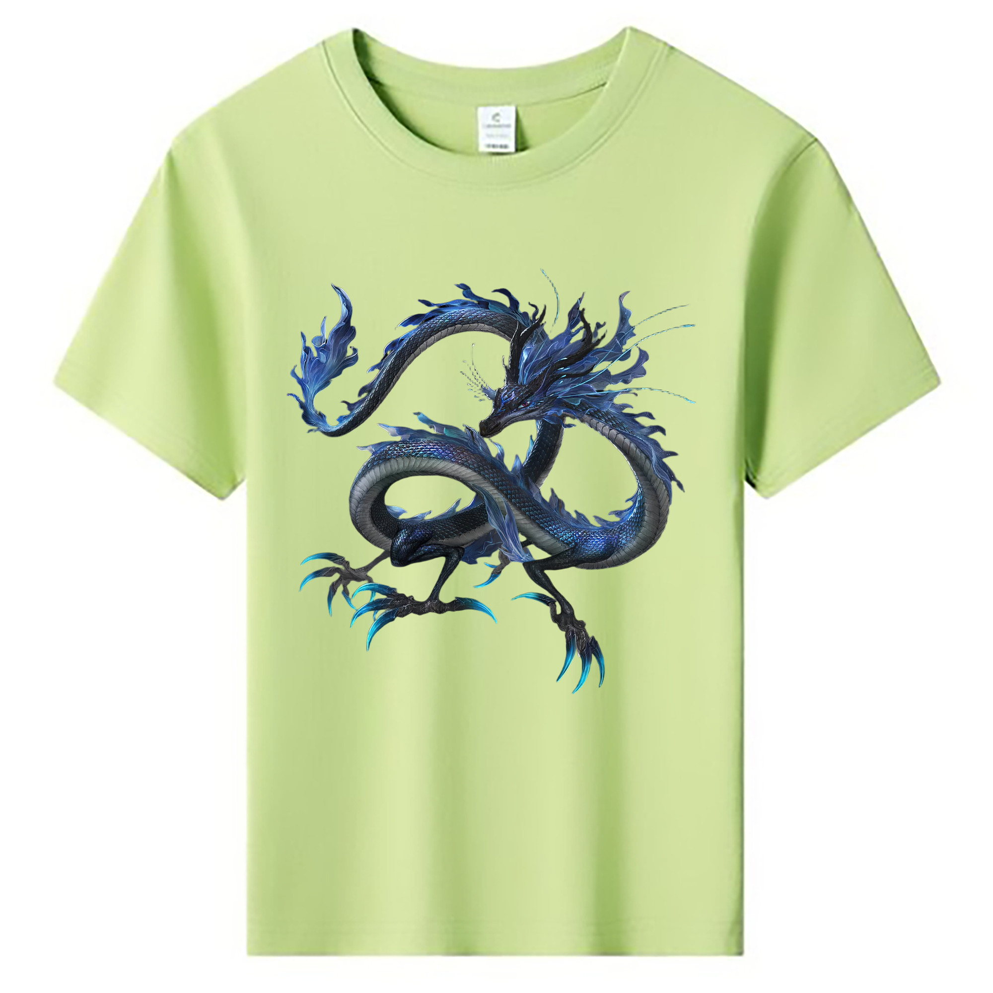 （画像用） Ne Zha 2 ナタ 魔童の大暴れ 綿100％キッズTシャツ（フロントプリント）